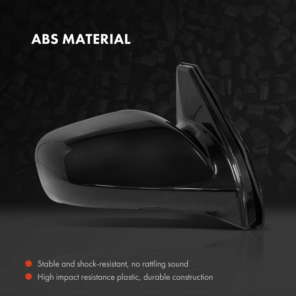 Espejo retrovisor manual izquierdo conductor con plegable manual liso para Toyota Matrix 2003-2008 Foto 3 de 4