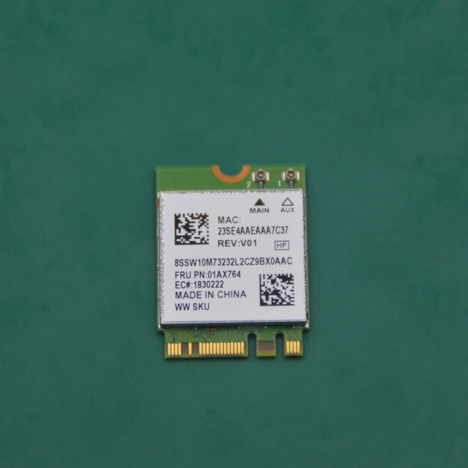 RTL8821CE Wireless Card For Lenovo Thinkpad Series FUR 01AX764
