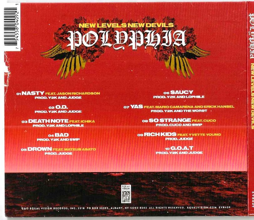 New Levels New Devils by Polyphia (CD, 2018) digipak 794558040921