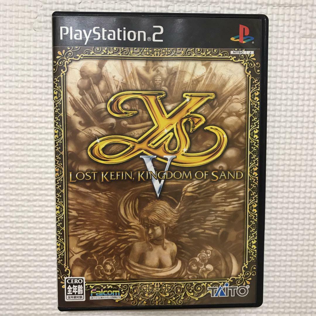 PlayStation2 - PS2 イースⅤ ロスト ケフィン キングダム オブ サンド　プレステーション2 Ys 5 V Lost Keffin Kingdom of Sand PlayStation 2 PS2 Taito