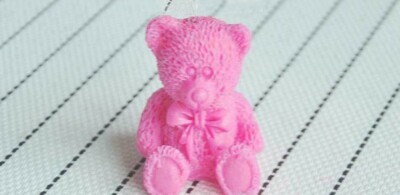 Silikon Bär Form 3D Tortendekoration Teddy Schokolade Fondant Kerze Harz Ton