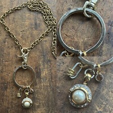 Upcycled Vivienne Westwood Keyring To Charm Necklace