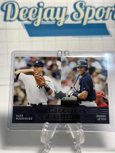2004 Upper Deck Team Leaders Alex Rodriguez/Derek Jeter #280 Yankees