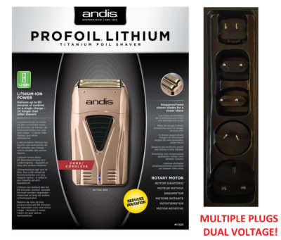 ANDIS CHROME COPPER PROFOIL LITHIUM PRO FOLIENRASIERER LIMITED EDITION,TS-1,17225 