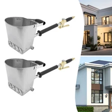 2?? Cement Mortar Sprayer Hopper 4 Jet Paint Wall Concrete Stucco Spray Gun Tool