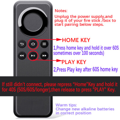 Telecomando VINABTY CV98LM Per Amazon Fire TV Stick (1ª, 2ª Gen, 4K, Lite) E Cube – Senza Voce