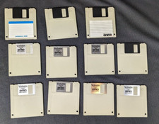 Verbatim Datalife MF 2HD 3.5" disks used - formatted for IBM