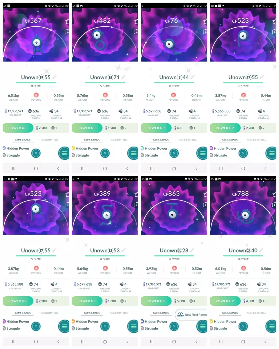 Pokemon Go Shiny Unown Nest Coordinates Tracker  Get Unlimited Shiny Unown  in Pokemon Go 