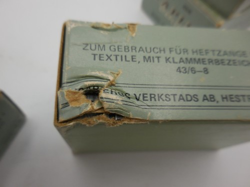 Vintage Genuine Rapid Isaberg Staples 4 Boxes 43/6 Swedish Quality NEW - Picture 7 of 7