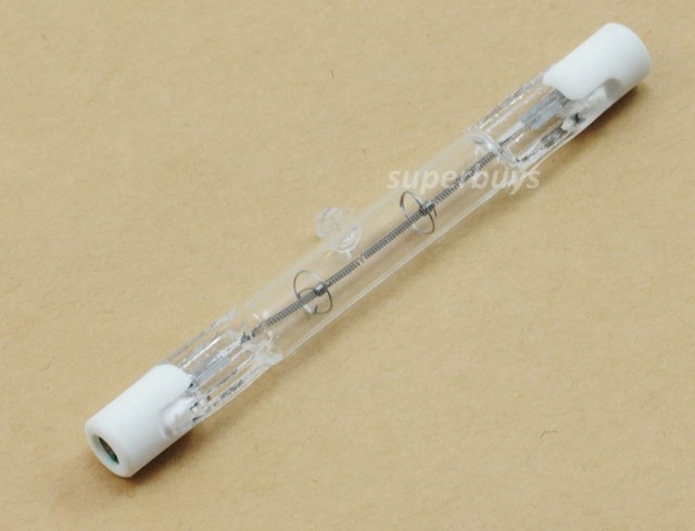 2pcs 100W 120V R7s Linear Tungsten Halogen Lamp Light Tube Globe 78mm Dimmable E - Foto 13