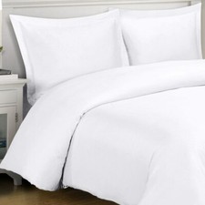 Silky Soft Oversized 3 Piece Bamboo Duvet Cover Set Hybrid Cotton Blend