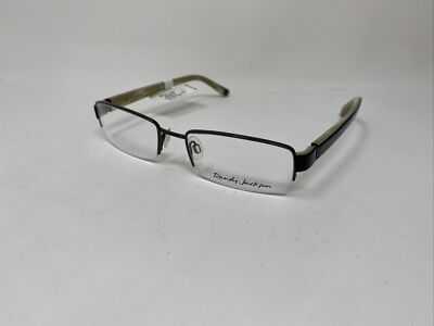 RANDY JACKSON EYEWEAR 1009 GUNMETAL BLACK 53/19/140 FLEX HINGE US94