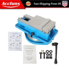 Lockdown Vise Precision CNC Milling Machine Bench Clamp Vice With Base USA 4Inch