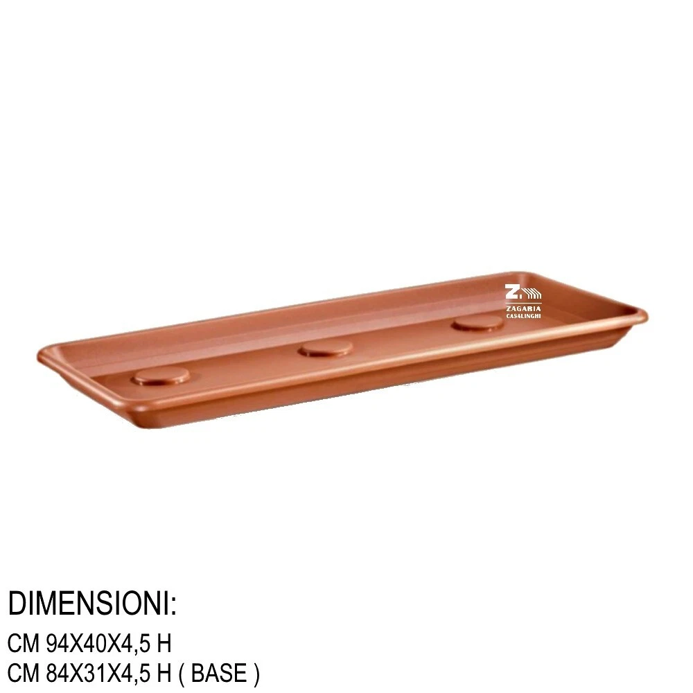 Sottovaso Quadrato 25cm per Vasi da 11 a 14 L