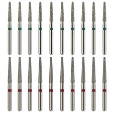 Diamond Bur Dental FG 850/016F 856/016C Round End Taper High Speed Friction Grip