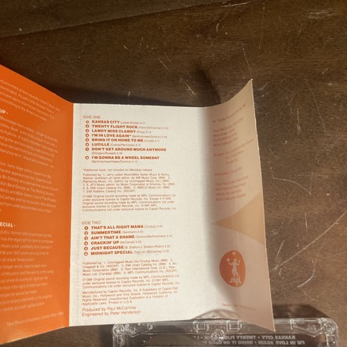 PAUL McCARTNEY Снова В СССР Russian C497615 XDR Dolby HX Pro B NR Cassette Tape - Picture 13 of 13
