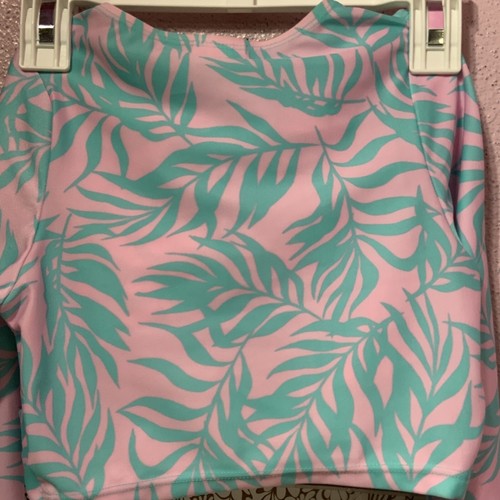 📀 Art Class Girl's 3pc Long Sleeve Under the Palms Cropped Bikini Set XS - Picture 5 of 5