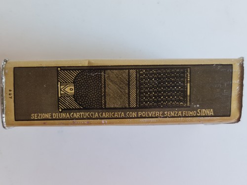 Vecchia non comune scatola di latta per polvere da sparo SIDNA verso il 1950 - Foto 3 di 6