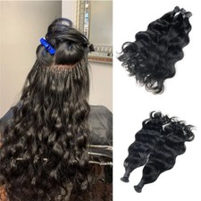 Natural Wave I Tip Human Hair Extension Pre Bonded Microlink Hair 100g 100pcs