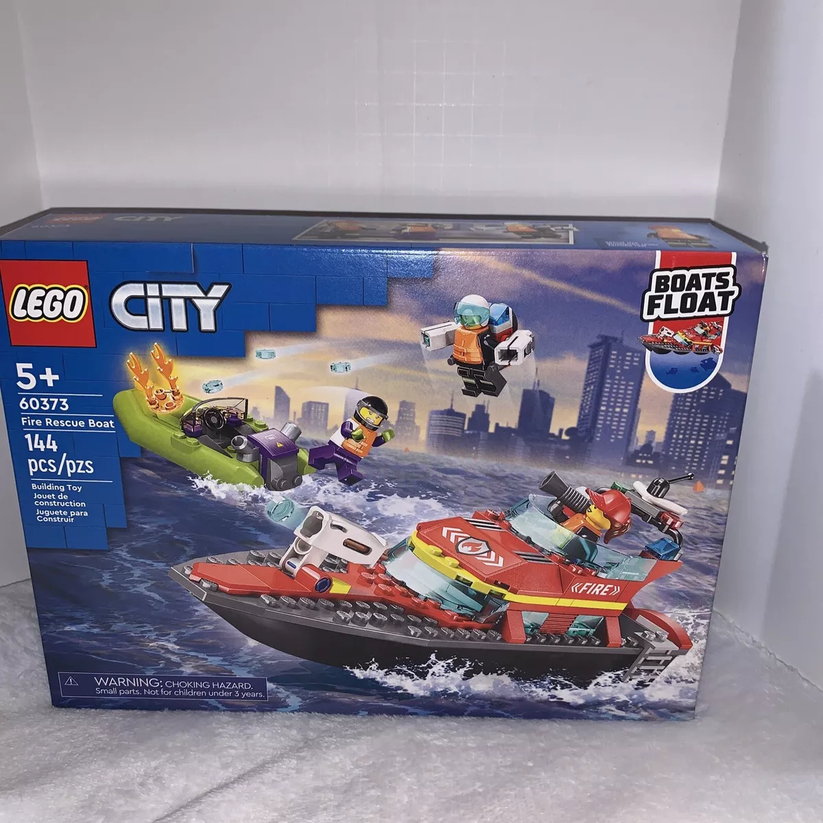 LEGO CITY - LE BATEAU DE SECOURS DE POMPIERS #60373 - LEGO / City