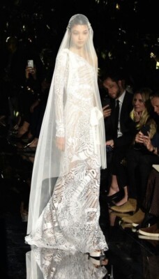 Tom Ford White Bridal Lace Gown Dress Vail With Tags- RRP45,000 AUD 