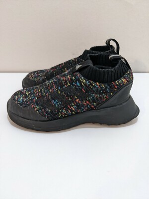 ADIDAS RAPIDARUN LACELESS KNIT ATHLETIC SNEAKERS MULTI COLOR SIZE 7K