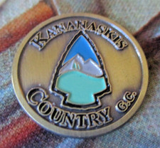 vtg - KANANASKIS COUNTRY GOLF COURSE gc - Golf Ball Marker - Flat Metal - Canada