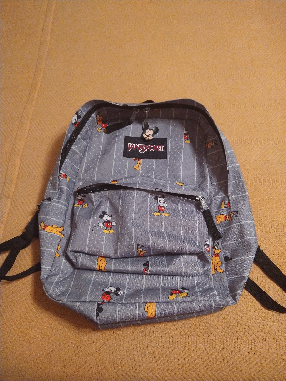 Jansport Backpack Disney's Mickey Mouse And Pluto Edi… Gem