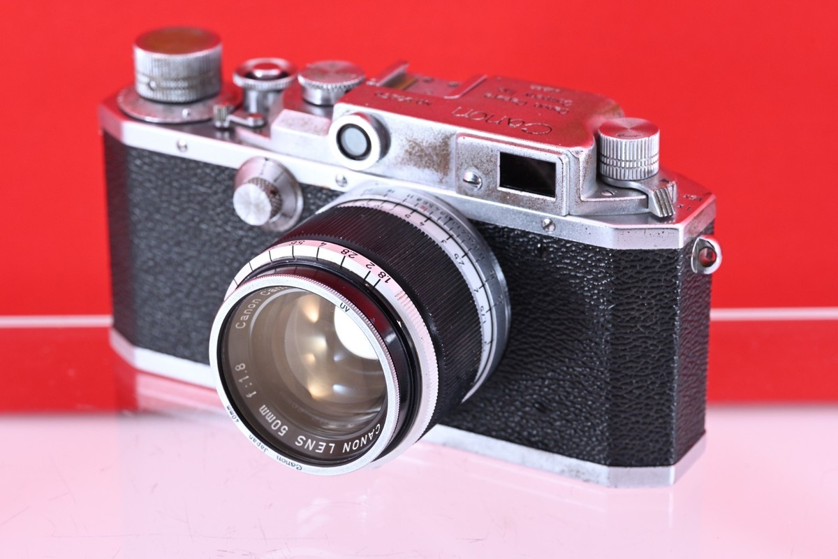 【希少なラピッドワインダー付】 キャノン IID 50mm F1.8 レンズ付属 Canon IID Rangefinder Film Camera w/Canon 50mm f1.8 [Exc] 1day