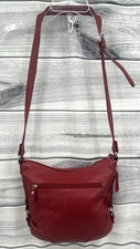 GREAT AMERICAN LEATHER WORKS SHOULDER BAG / CROSSBODY PURSE - RED - NEW NO TAGS