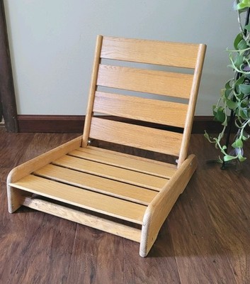 Vintage Solid Wood Folding Boat & Canoe Seat -Solid Construction! Rare! 