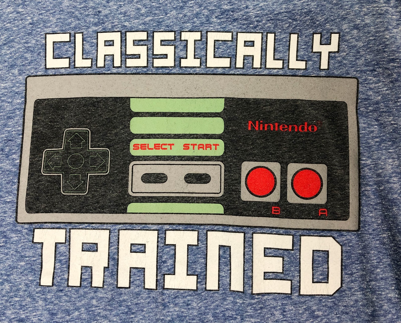 Nintendo T-shirt NES Controller Classically Train… - image 5