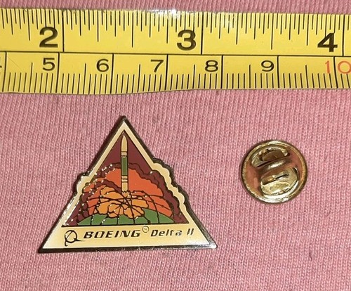 Vintage Boeing Delta II Expendable Launch System Rocket Lapel Pin