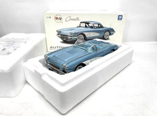 *SUPER RARE* Autoart 1/18 Chevrolet Corvette 1958 Silver Blue