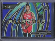 2024 Panini Select WNBA #2 Chelsea Gray All Stars Prizms Blue Flash #/99