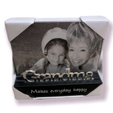 Grandma Wood, acrylic And Metal 4x6 Picture Frame