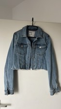 Jeansjacke Damen Blau Größe 38 Ausgefraster...