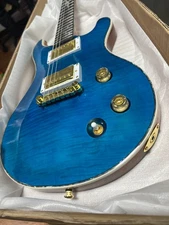 Custom PRS blue electric guitar gold hardware rosewood fingerboard 24 Items