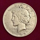 1922 Peace Dollar Coin