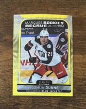 2021-22 O-Pee-Chee Platinum Neon Yellow Surge Joshua Dunne #243 Rookie RC