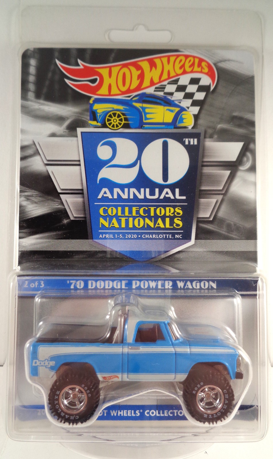 2020 HOT WHEELS 20TH ANNUAL COLLECTORS NATIONALS '70 DODGE POWER WAGON