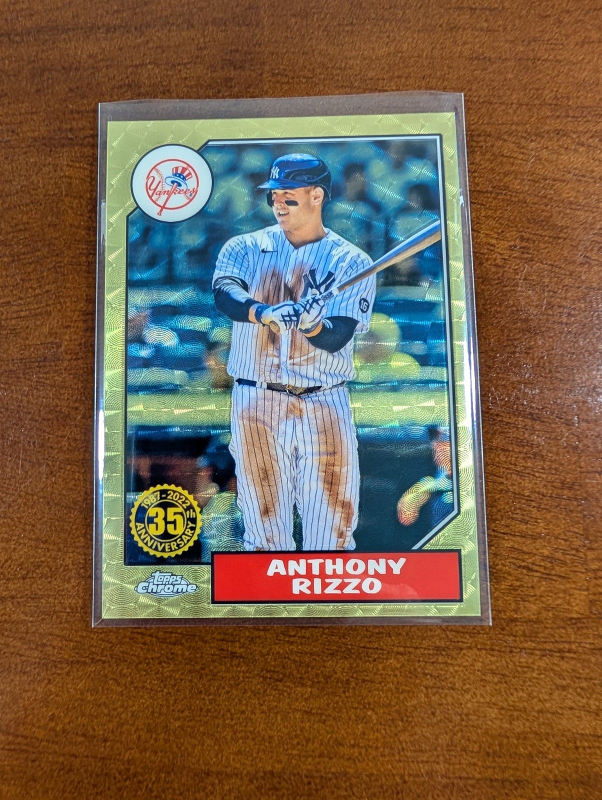 2022 Topps Chrome Superfractor Anthony Rizzo 1/1 🔥 Silver Pack #T87C-7 view 8