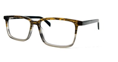 NEW SEVEN FIVE DANIEL C4 BROWN HORN AUTHENTIC EYEGLASSES 54-15-145
