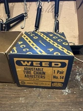Weed Adjustable Tire Chain Adjusters. 1 Pair No. 14