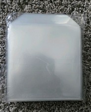 Blu-Ray Disc Protective Sleeve with Closing Flap and Space for Cover 50 Pack 