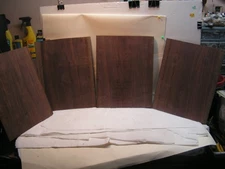 4 Boards WALNUT LUMBER Dark!!  WOOD AIR DRIED. 8Y+ 10 3/4” Wide. 13 1/2” Long