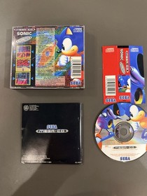 Sega Mega CD PAL Sonic CD Complete With Spine Card Very Good Condition