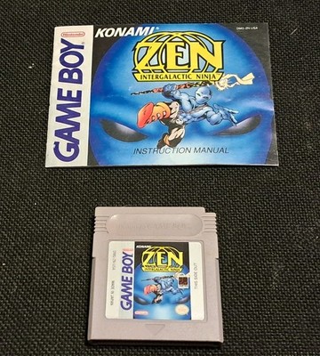 Zen intergalactic ninja Zen Intergalactic Ninja Nintendo Gameboy w/manual 