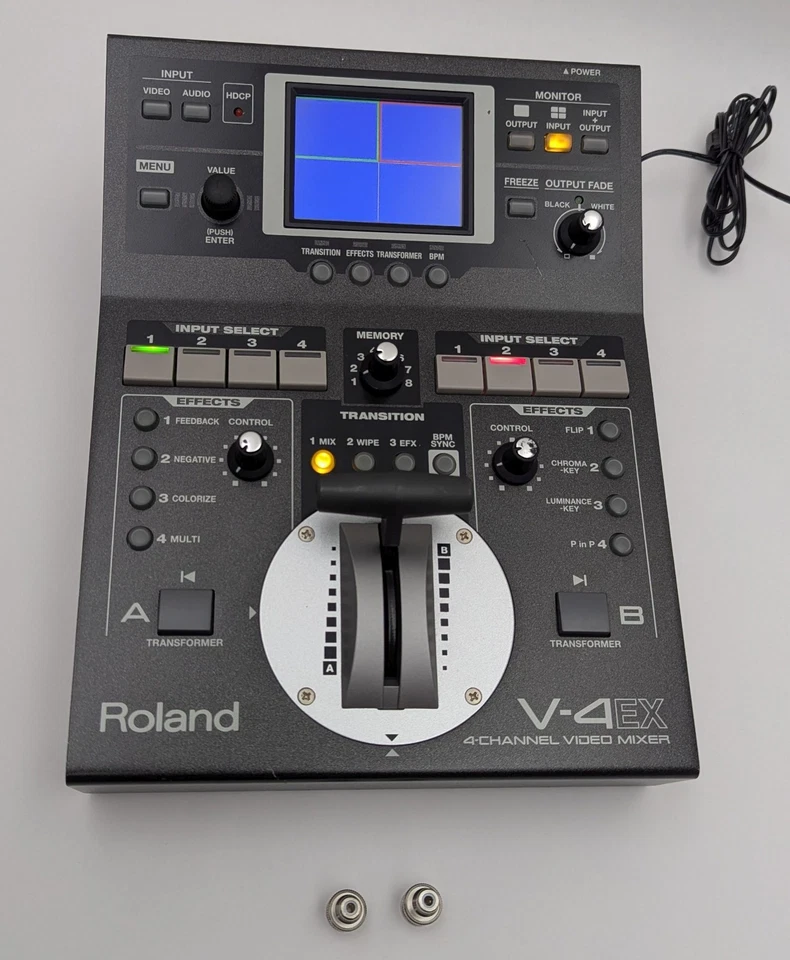 Mezclador de efectos de video digital Roland V-4EX 4 canales HDMI/Video/VGA *Funciona LEER* Foto 3 de 4