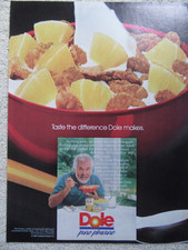 KENNY ROGERS, Dole Pineapple Ad, Taste the Difference DOLE Makes